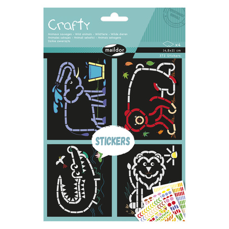 Zestaw kreatywny Crafty Dzikie zwierzęta