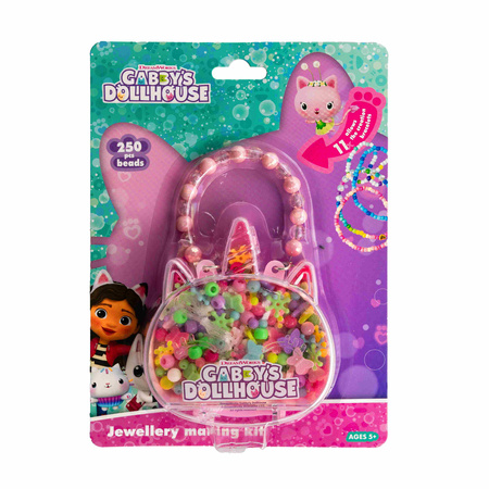 Zestaw koralików Gabby's Dollhouse Jednorożec 250 szt. + 2m gumki