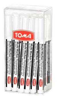 Paczka Marker permanentny biały soft 1,5mm 20szt.