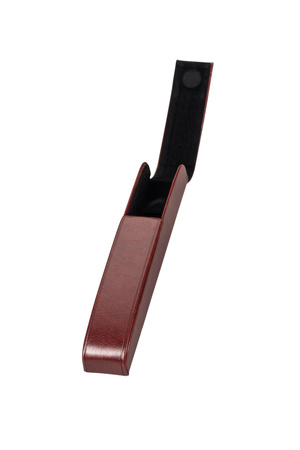 Etui na długopisy piórnik Secesja pojedynczy czarny