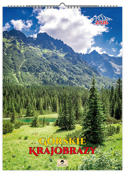 Kalendarz 2026 Górskie krajobrazy ścienny KS A4 V4