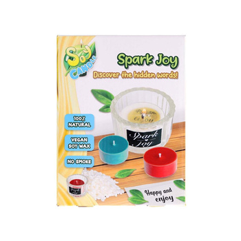 Zestaw kreatywny Strigo stwórz swoją świece Spark Joy