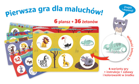 Gra Moja pierwsza loteryjka Zwierzęta