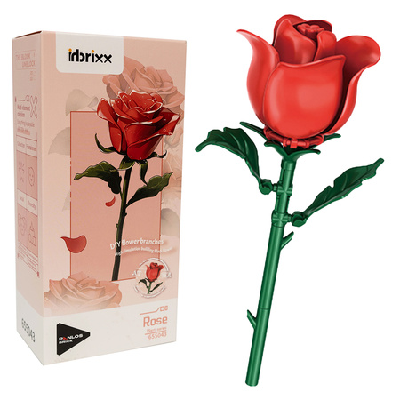 Klocki kwiatki Róża 30 elementów 128481