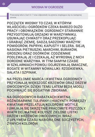 Podróż przez pory roku część 3 nowe wydanie Materiały dla II etapu nauczania uczniów z niepełnosprawnością intelektualną w stopniu umiarkowanym