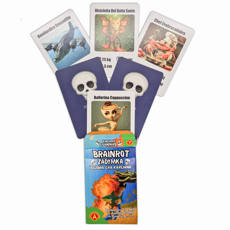 Rodzinna gra karciana - Brainrot zadymka (crocodillo, tralalero, tung tung. . . I in. )