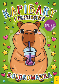 Kapibary i przyjaciele. Kolorowanka