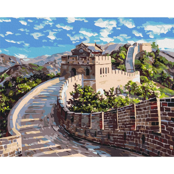 Malowanie po numerach BRUSHME 40x50 cm Wielki Mur Chiński