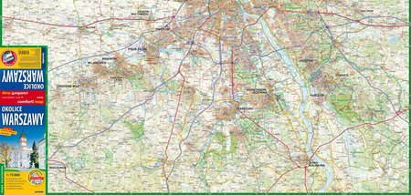 Okolice Warszawy mapa turystyczna 1:75 000 laminat 2024
