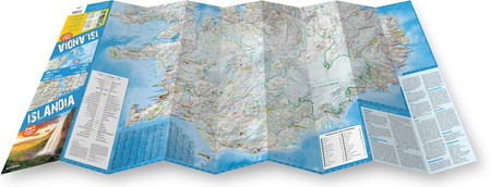 Islandia map&guide PL laminat 2023