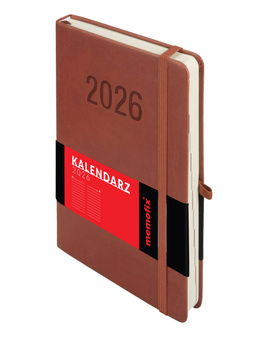 Kalendarz 2026 Memofix A5 DNS mocha mousse