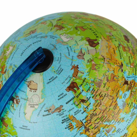 Globus Safari podświetlany ze zwierzętami  30 cm