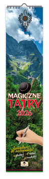 Kalendarz 2026 ścienny paskowy wąski Magiczne Tatry KPW V4