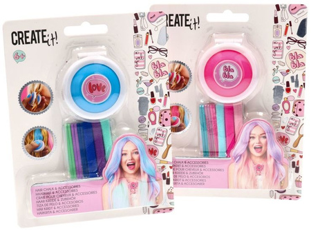 Kreda do włosów akcesoria neon Create It! mix kolorów