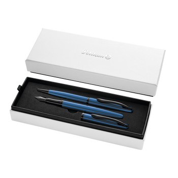 Pióro wieczne Pelikan+ długopis  Jazz Noble Elegance Aqua