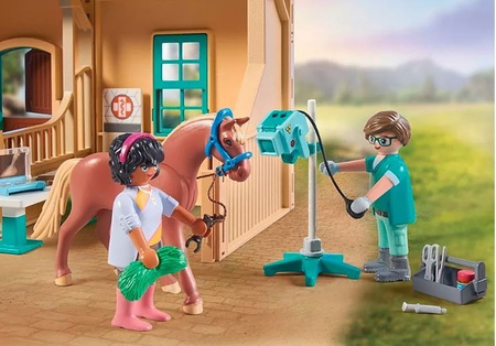 Playmobil Hipoterapia i lecznica zwierząt 71352