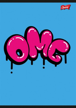 Paczka Zeszyt A5 60k linia street art. mix pakiet 10 sztuk