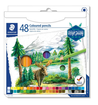 Kredki sześciokątne Design Journey 48 kolorów Staedtler