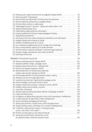 100 pomysłów jak lepiej radzić sobie z ADHD