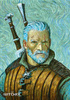 Puzzle 1000 Game Art Chronicles The Witcher Geralt Van Gogh