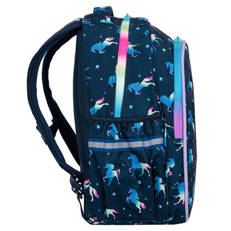 Plecak 2-komorowy Coolpack Jimmy LED Blue Unicorn