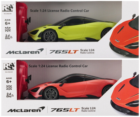 Auto osobowe zdalnie sterowane R/C FF Mclaren 1szt.mix