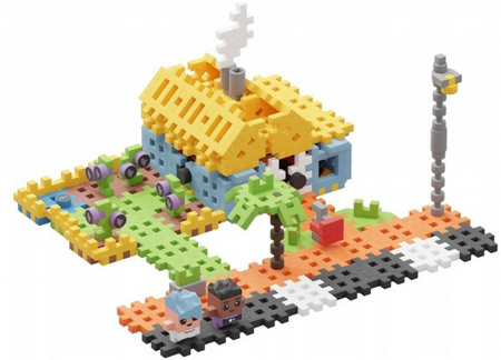 Klocki konstrukcyjne Waffle mini City Dom 148 elementów