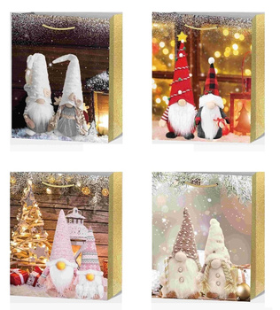 Torebki prezentowe BN 12 sztuk mix wzorów WK 22409 M