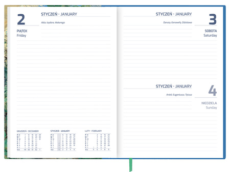Kalendarz 2026 dzienny Sztuka planowania Japonka