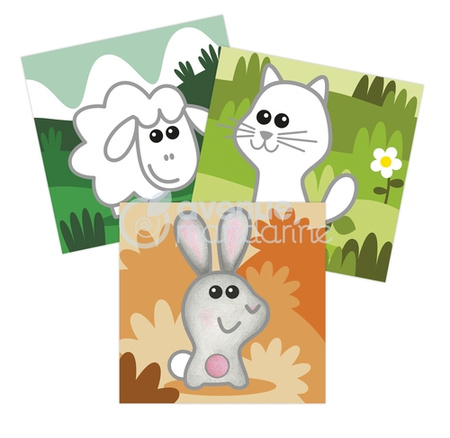 Kolorowanka Graffy Easy Zwierzęta na farmie