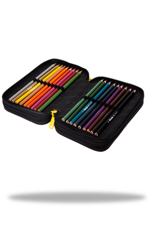 Piórnik 3-komorowy z wyposażeniem Coolpack Jumper 3 darker night