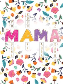 Karnet B6 Mama krzyżówka