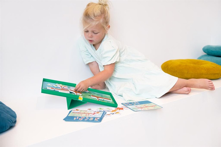 Układanka magnetyczna 20 kart zadań Farma Scratch