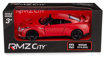 RMZ City Nissan GT-R (R35) Matte czerwony w skali 1:38