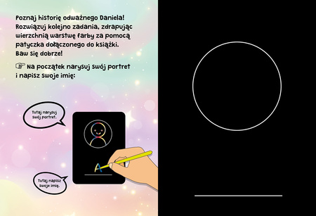 Biblijna zdrapywanka. Daniel i lwy