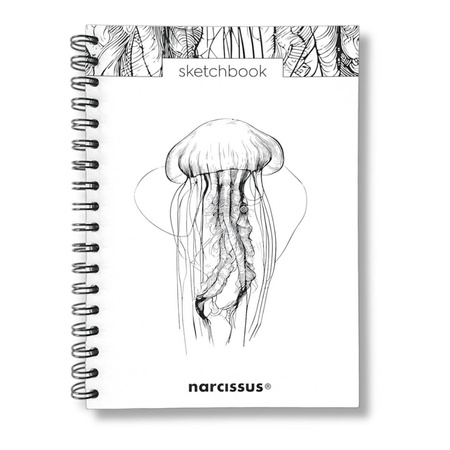 Szkicownik B5 Meduza na spirali z perforacją 60k