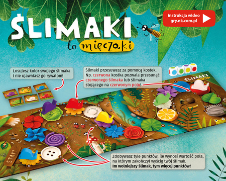Gra Ślimaki to mięczaki