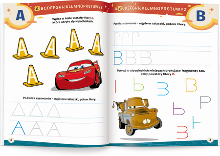 Disney uczy Auta Litery UDZ-9305