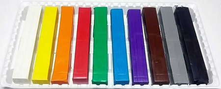 Plastelina bambino kwadratowa 10 kolorów