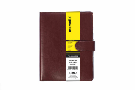 Organizer 2026 Memofix A5 brąz