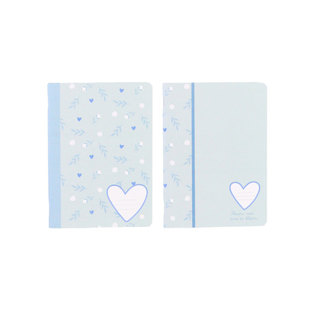 Paczka zeszyt A5 48k.kratka Sweet Blue mix pakiet 5 sztuk