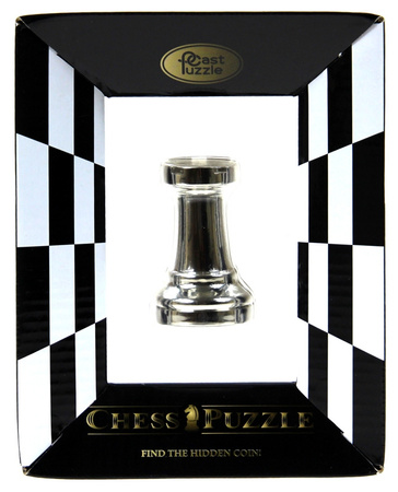 Łamigłówka Cast Rook Wieża Szachy Silver