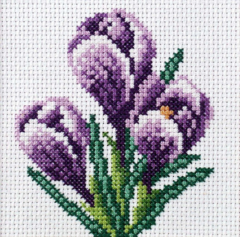Zestaw do haftu krzyżykowego Krokusy