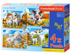 Puzzle 4w1 Loving Animals B-041060