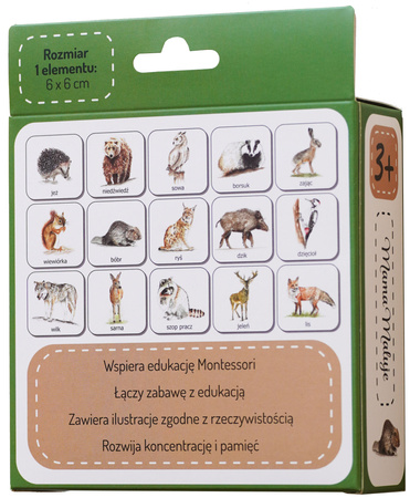 Gra Memo Zwierzęta leśne
