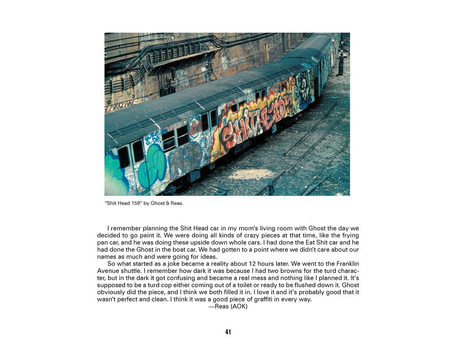 New York Subway Graffiti wer. angielska