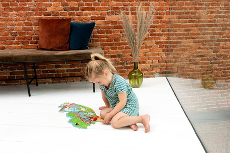 Puzzle konturowe Safari 60 elementów Scratch