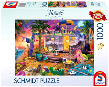 Puzzle 1000 PQ Jeff Haynie Mobilny domek przy plaży 113361