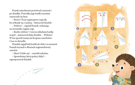 Dzień z babcią i dziadkiem. Jeżyk Franek
