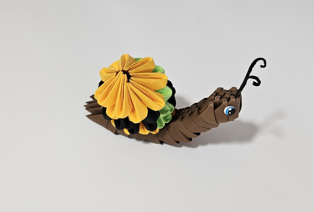 Origami 3D Ślimak
